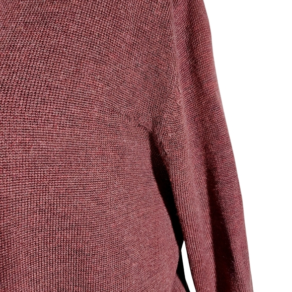 Ella Moss Burgundy Open Front "Karla" Cardigan Sweater - Picture 6 of 10